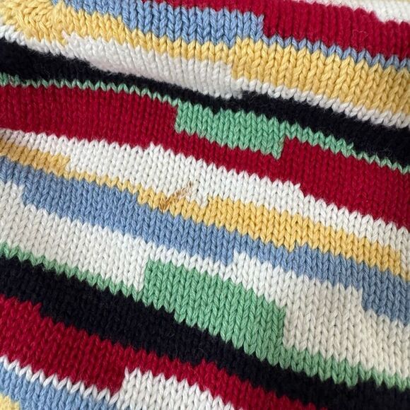 Talbots Women’s Button Up Colorful Sweater Size XL 100% Cotton - Picture 8 of 13